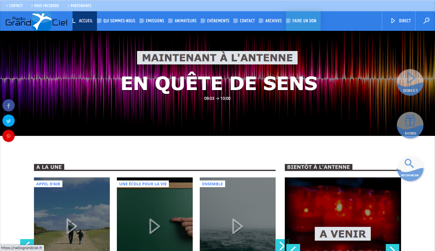 page accueil backtoner.fr